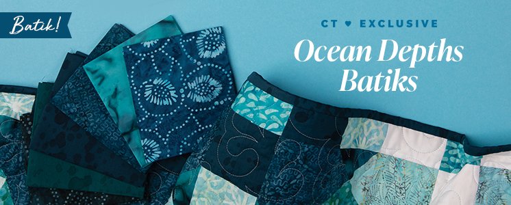 Ocean Depths Batiks by Connecting Threads
