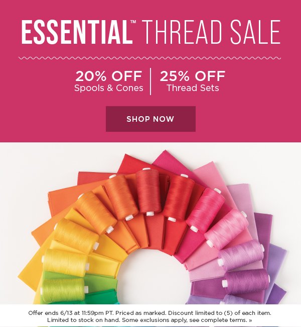 Essential Thread Sale