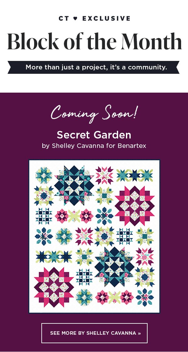 Upcoming Block of the Month