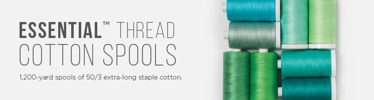 Connecting Threads 100% Cotton Thread - 1200 Yard Spool (Brown)
