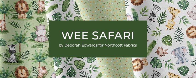 Wee Safari by Deborah Edwards for Northcott Fabrics