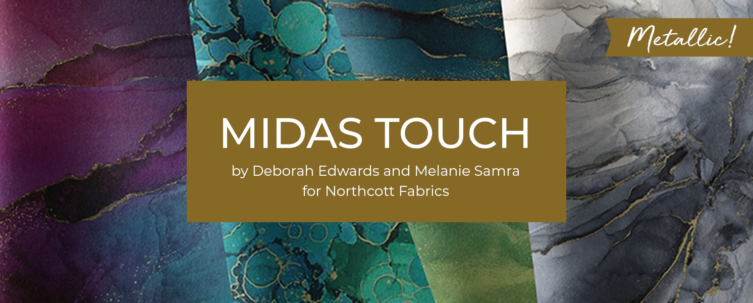 Midas Touch by Deborah Edwards and Melanie Samra for Northcott Fabrics