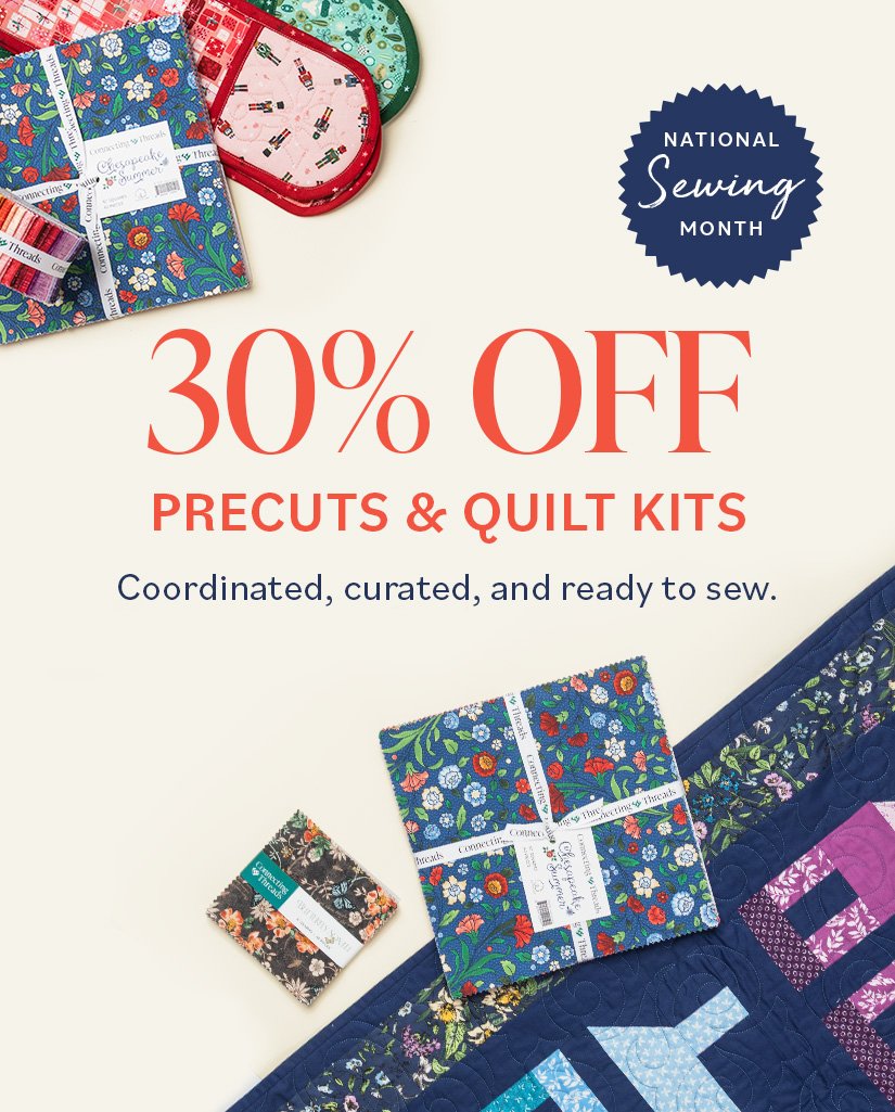 30% Off Precuts & Quilt Kits Sale