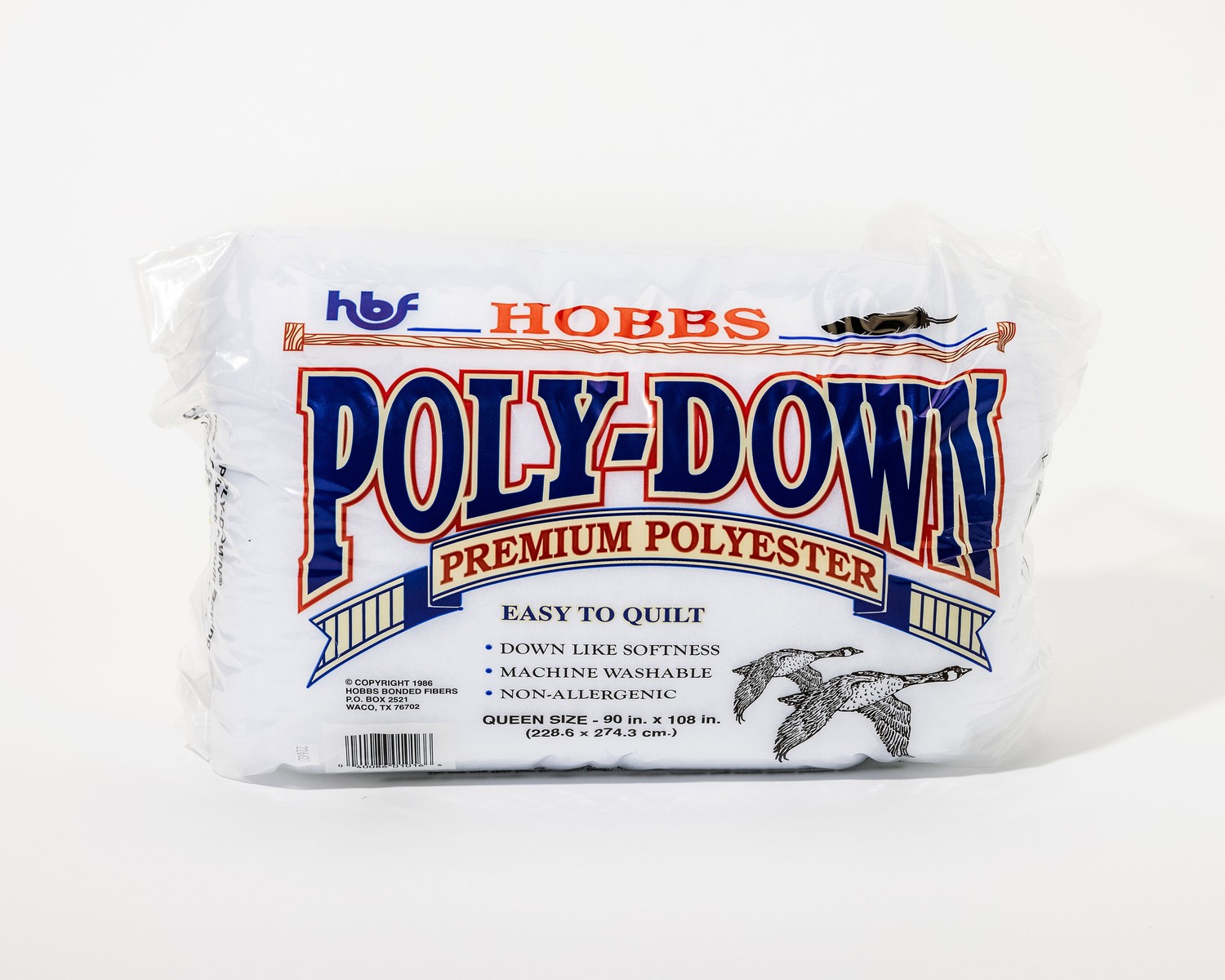 HOBBS 米国製　キルト芯 Hobbs Poly-Down Batting | Quality Quilting Supplies