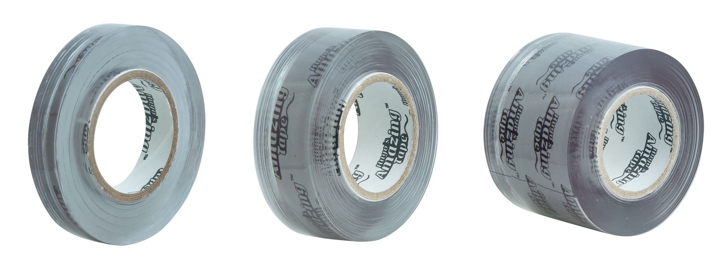 Niet Plakkende Transparante Tape Niet-klevende Zelfhechtende Tape Superior Threads Half Hugo's Amazing Tape 1/2 X 50ft Notion Multifunctionele Rekbare Tape Voor Kabel Organisatie Knutselen