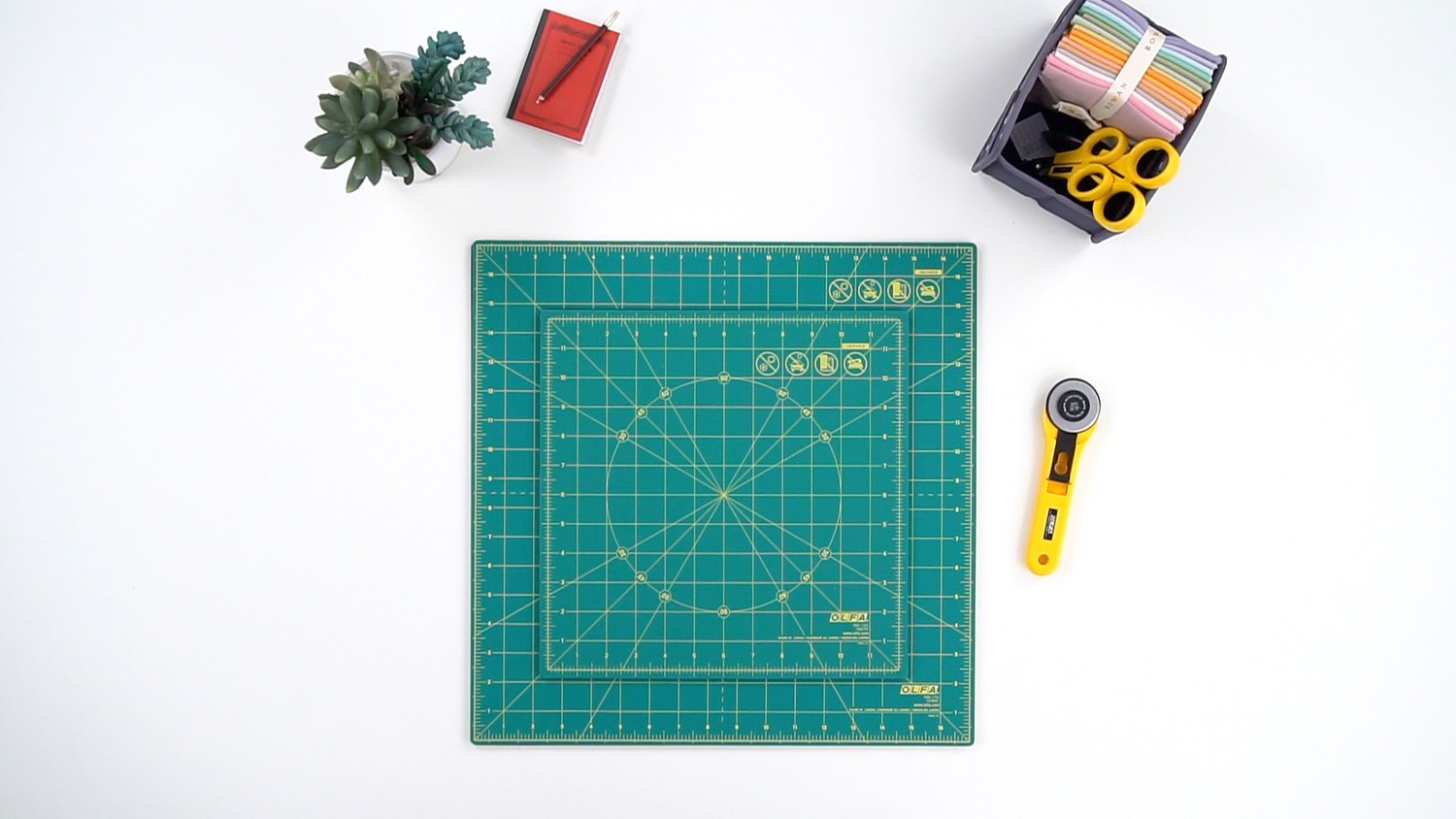 Olfa The Best Rotating Cutting Mat: Save Time When Creating Your Blocks