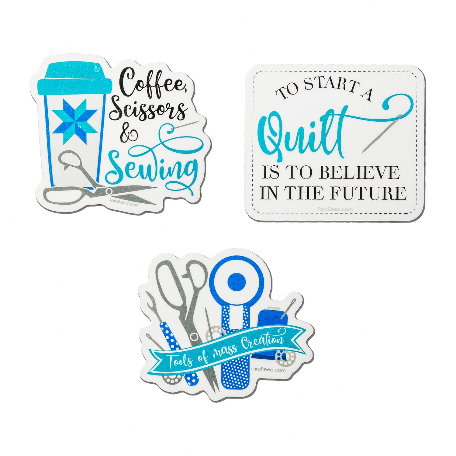 Sewing Sticker Tin & Stickers