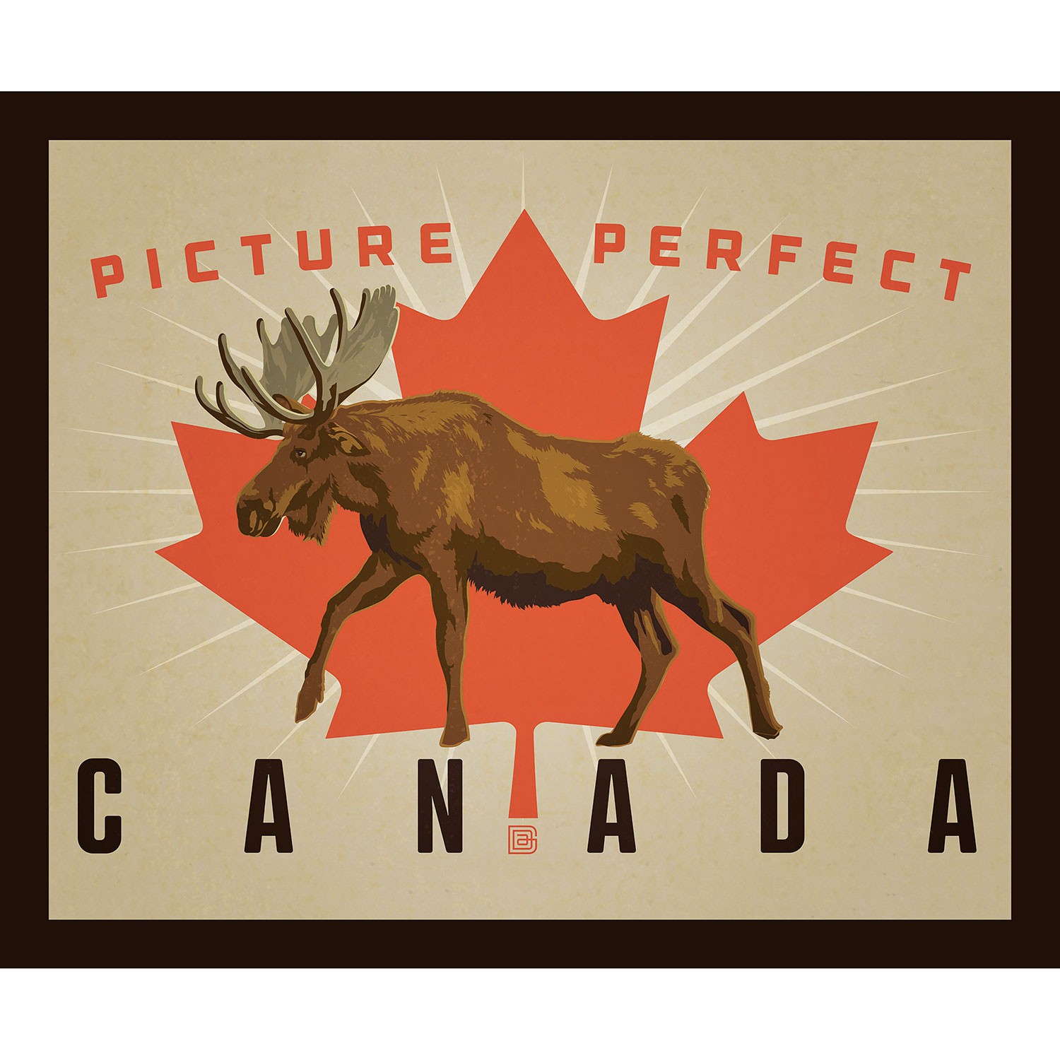 Picture Perfect Canada Quilting Fabric Panel Connecting Threads