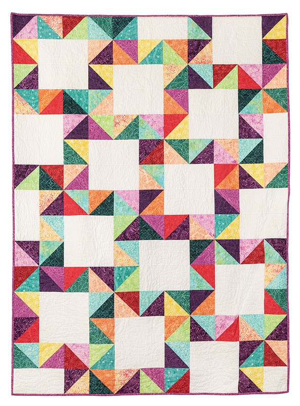 Falling Stars Twin Quilt Kit | ConnectingThreads.com