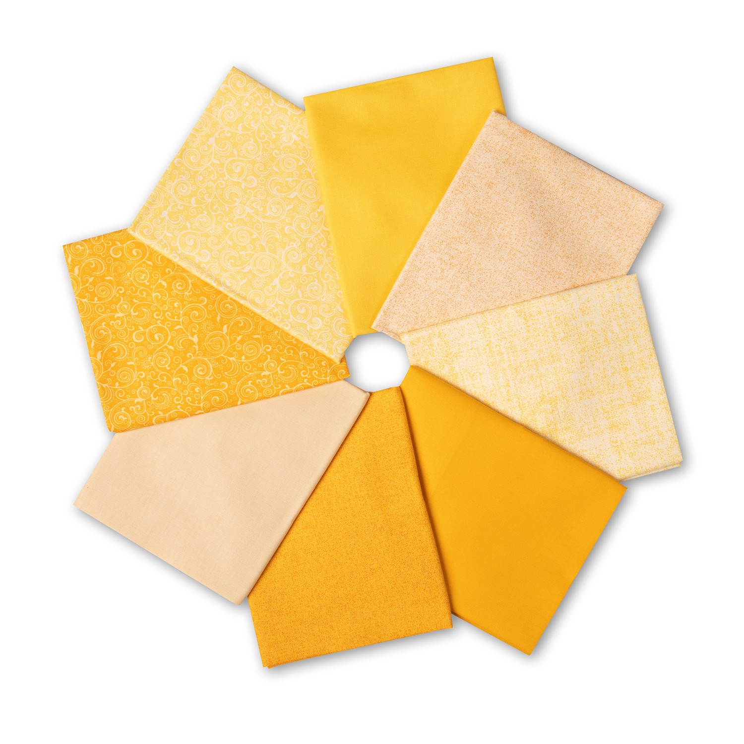 Yellow Textures and Blenders Fat Quarter Sampler
