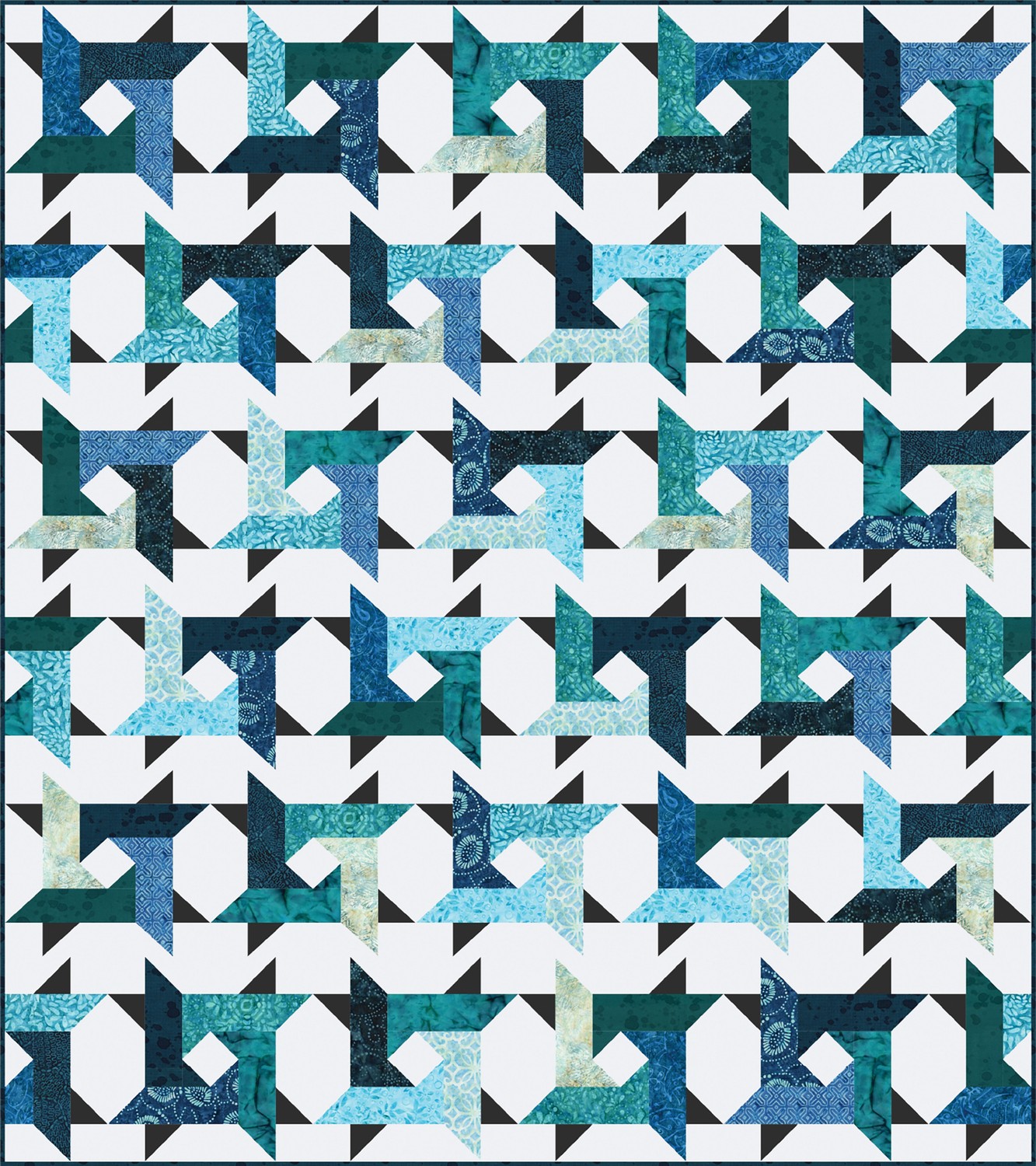 Windy City Throw Quilt Kit