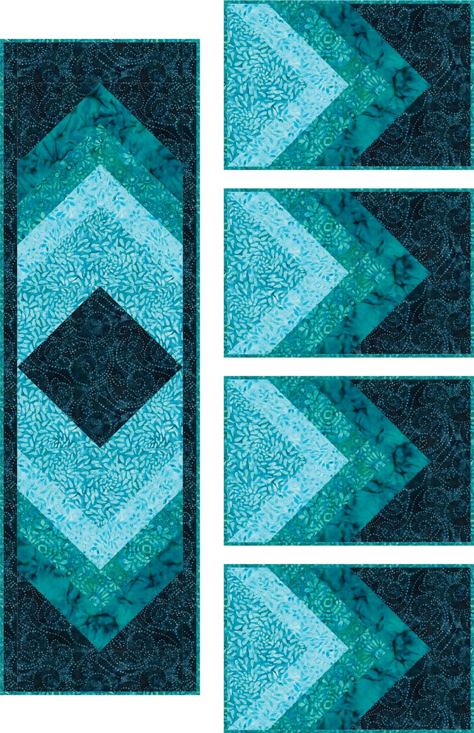 Echo Point Table Runner and Placemats Kit