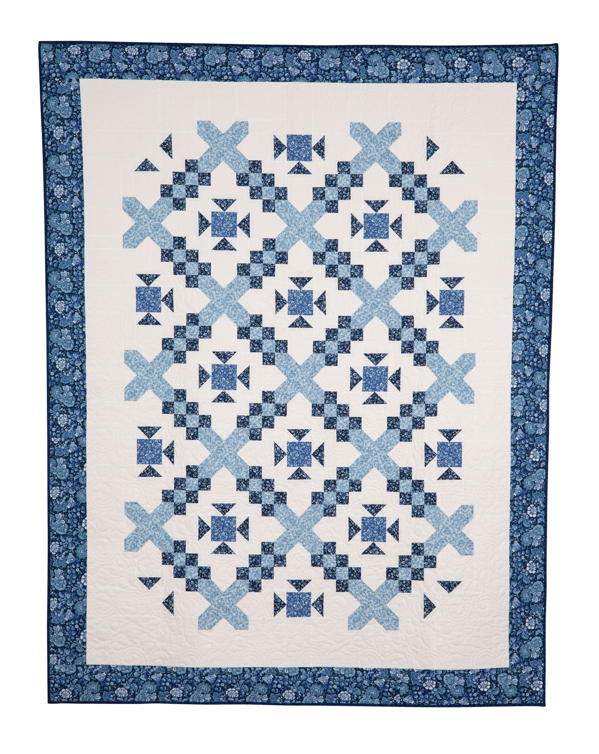 Knotted Throw with Border Quilt Kit