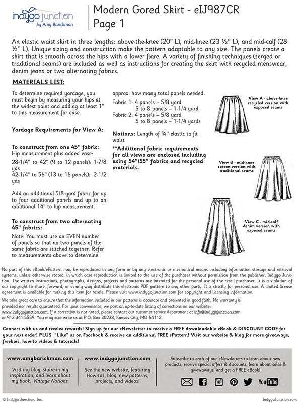A skirt requires 2 1/4 hot sale