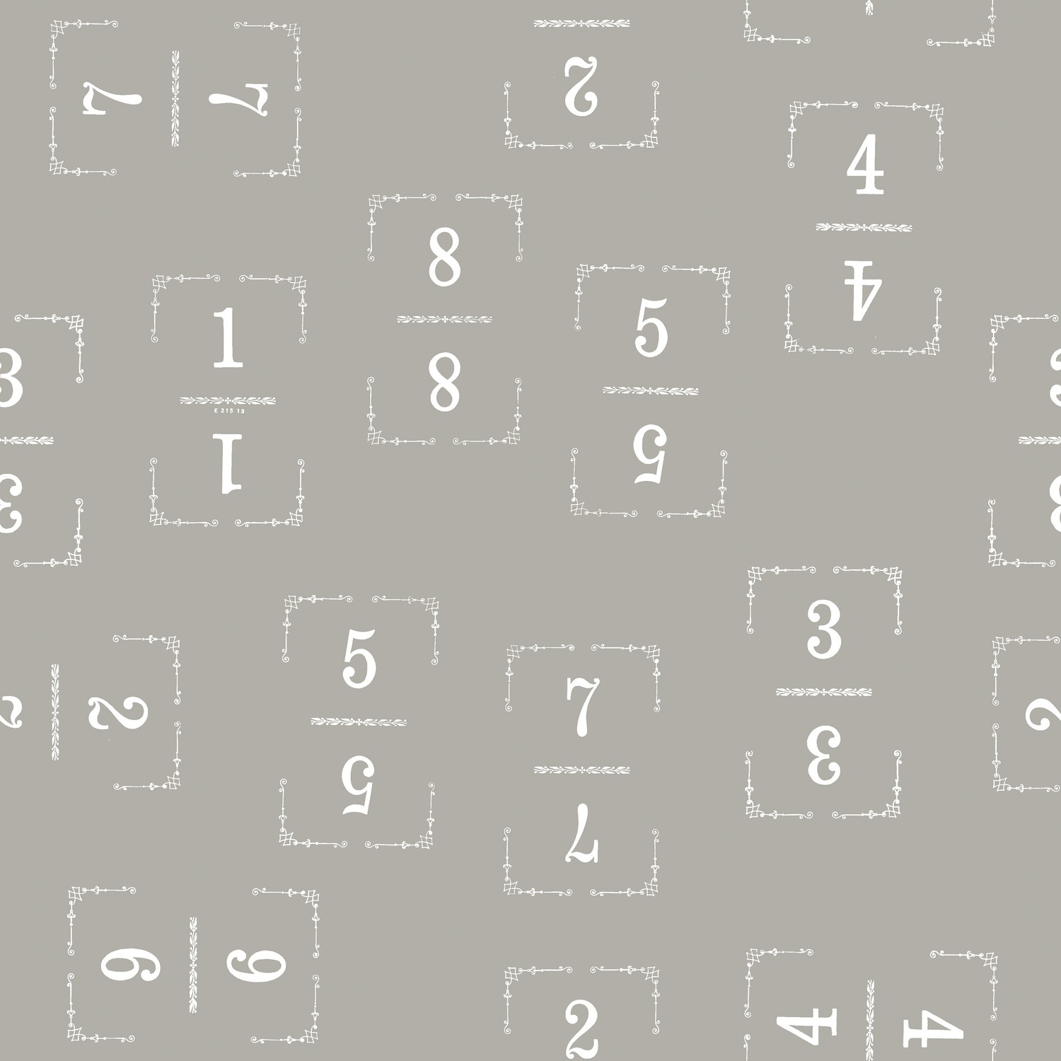 Queen of We En Solitaire Gray Quilting Fabric Connecting Threads