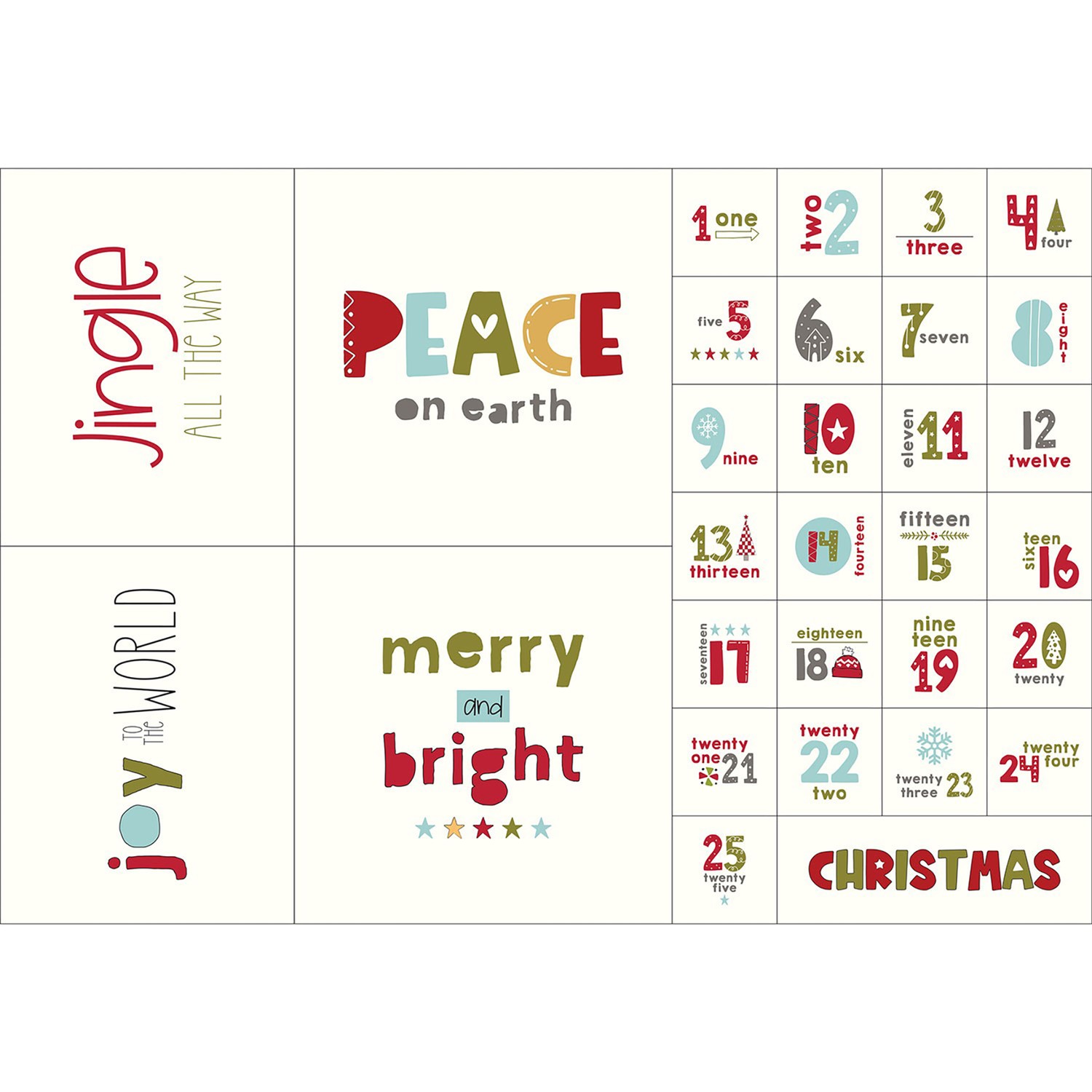 Countdown to Christmas Quilt Kit