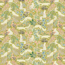 FIGO FABRICS - Thicket and Bramble by Jill Labieniec - Floral - Cream -  90749-11 778149077961 Quilt Fabric