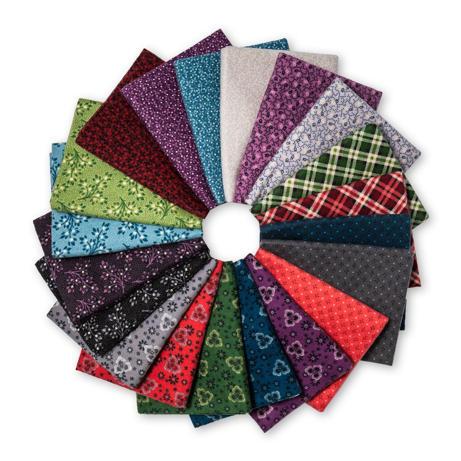 Winter Meadow Flannel Fat Quarter Sampler Multi Color Flannel Quilting