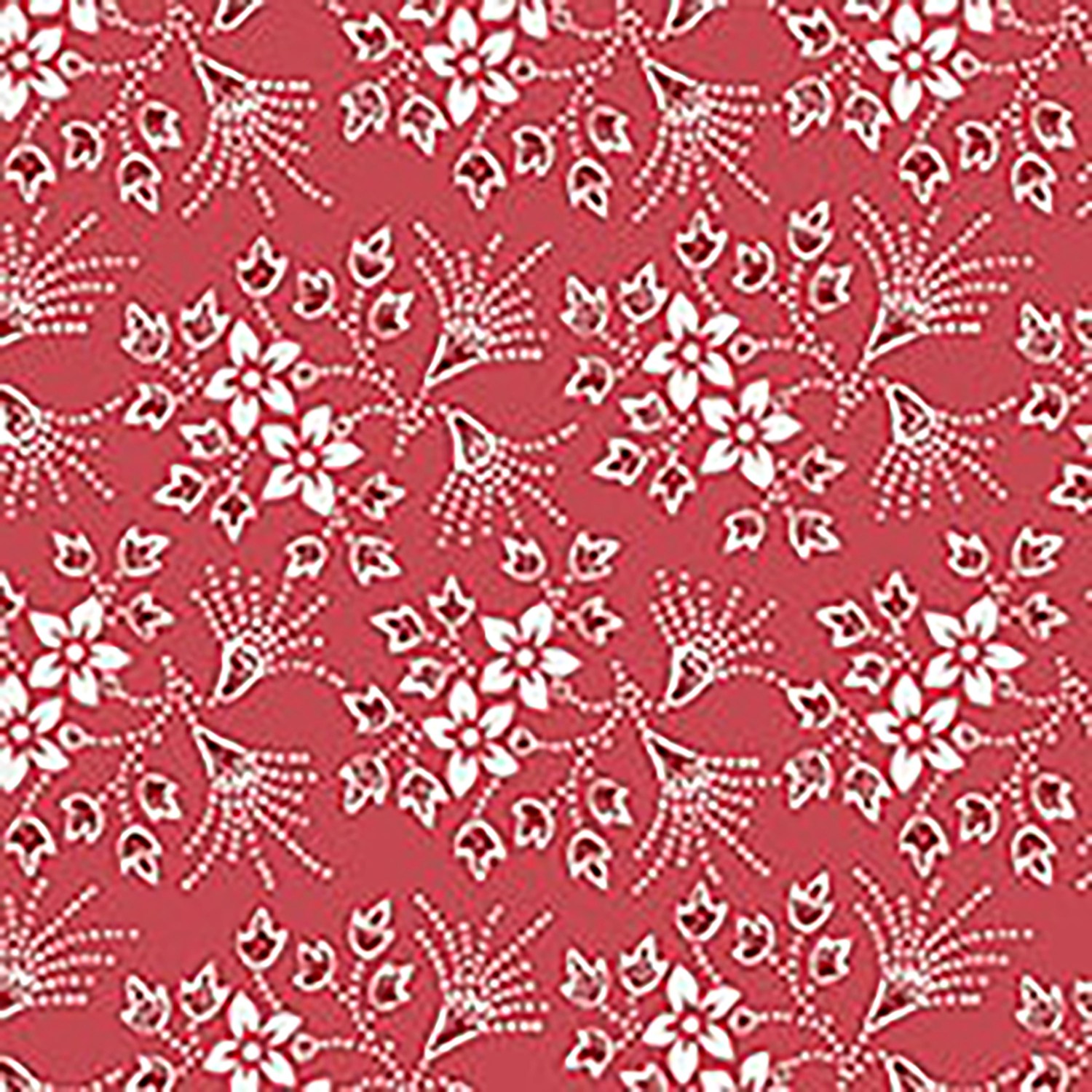 Valentine Wishes Medium Floral Sprays Dark Pink Quilting Cotton Fabric  Yardage | ConnectingThreads.com