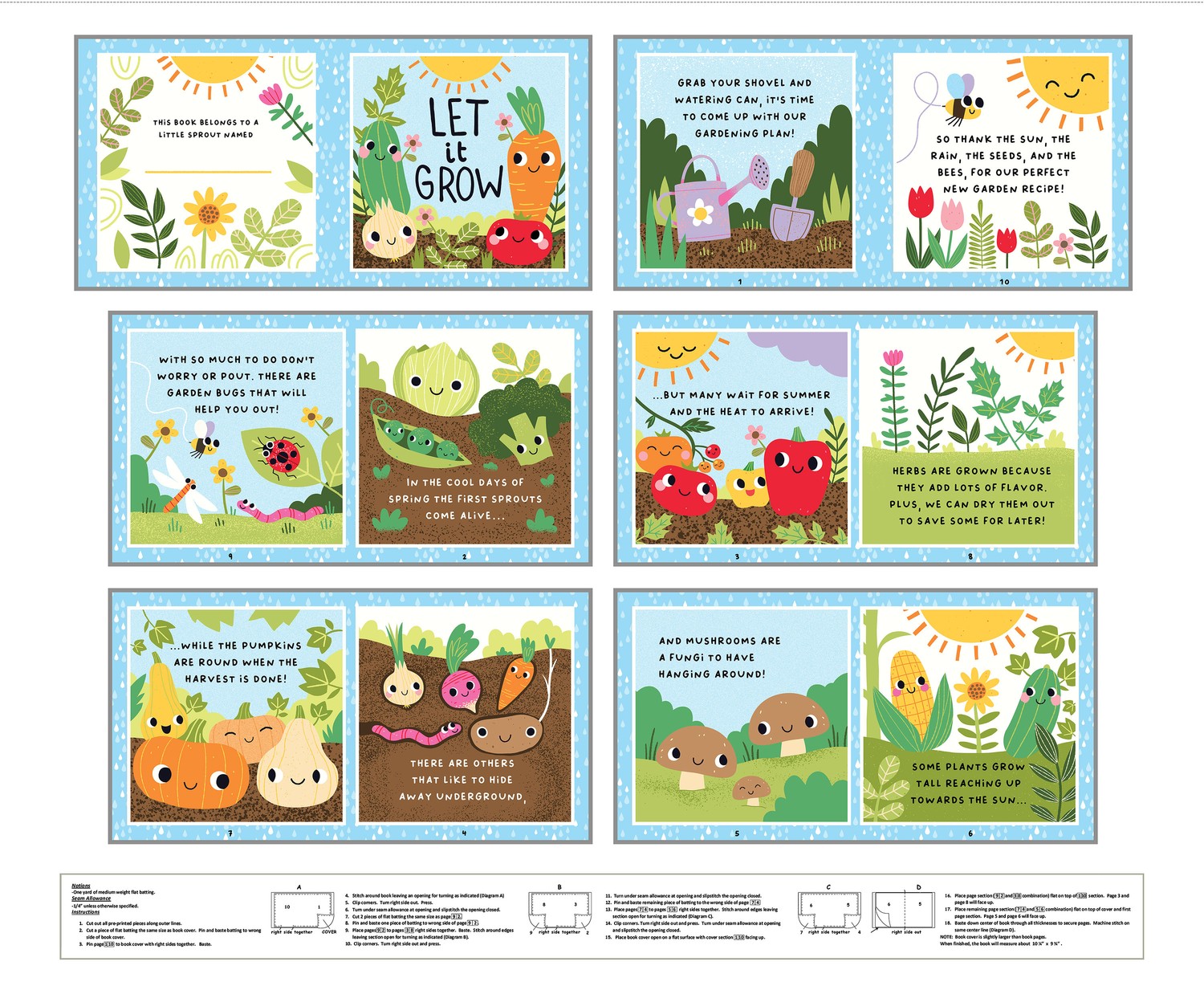 Let It Grow Book Panel