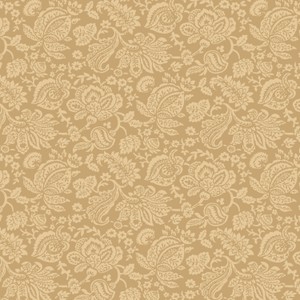 Backing Fabrics Palampore Gold 108 in Wide Backing Fabric Yardage