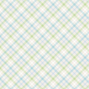 Pattern Play Flannel Baby Plaid Aquamarine Blue Quilting Flannel Fabric Yardage