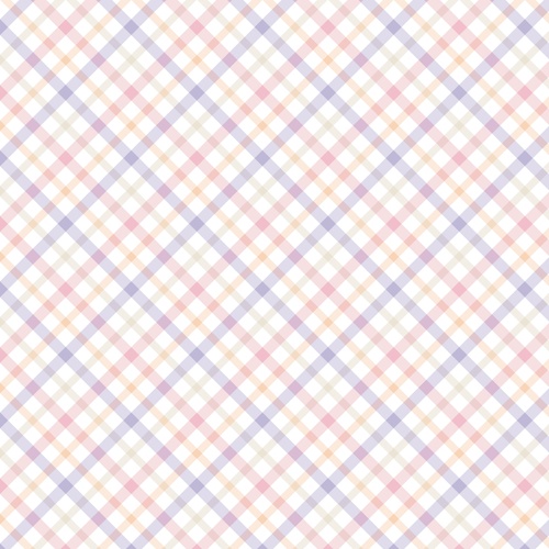 Image of Pattern Play Flannel Baby Plaid Cantaloupe Orange Quilting Flannel Fabric Yardage