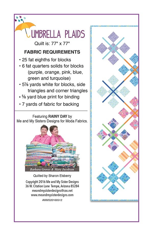Umbrella Plaids Quilt Pattern Download | ConnectingThreads.com