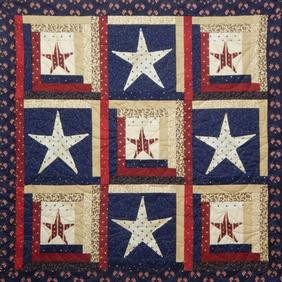 Stars & Stripes 11 Panel Quilt Kit