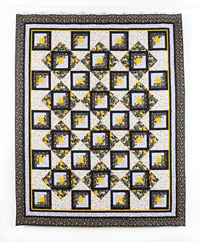 Framed Log Cabins Pattern Download | Connecting Threads