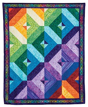 Twisted Squares Quilt Pattern Download