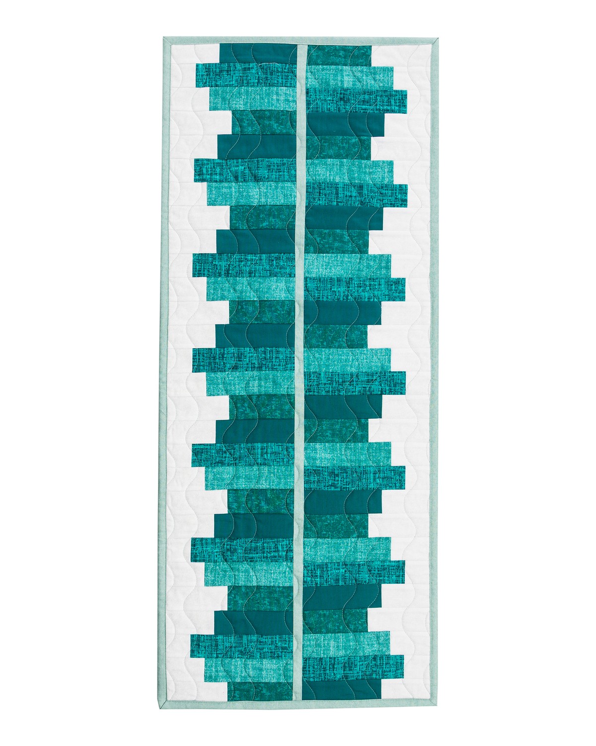 Kit Tenture De Table & Serviettes Connecting Threads Daisy Blue - 15" X 35" - Neuf