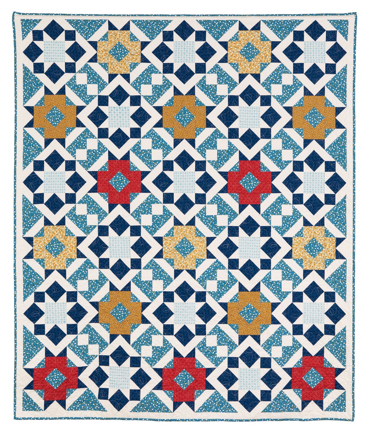 Emma's Geometric Quilt Pattern Download Connecting Threads