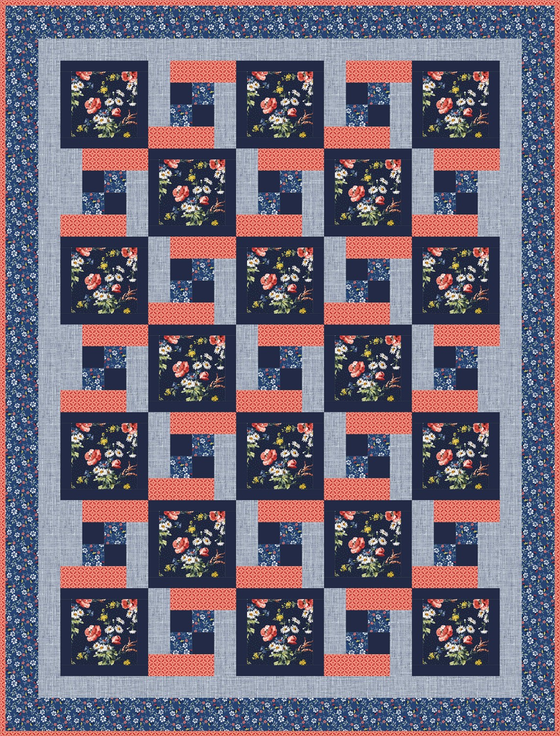 5-Yard Everyday Quilt Pattern Download | ConnectingThreads.com