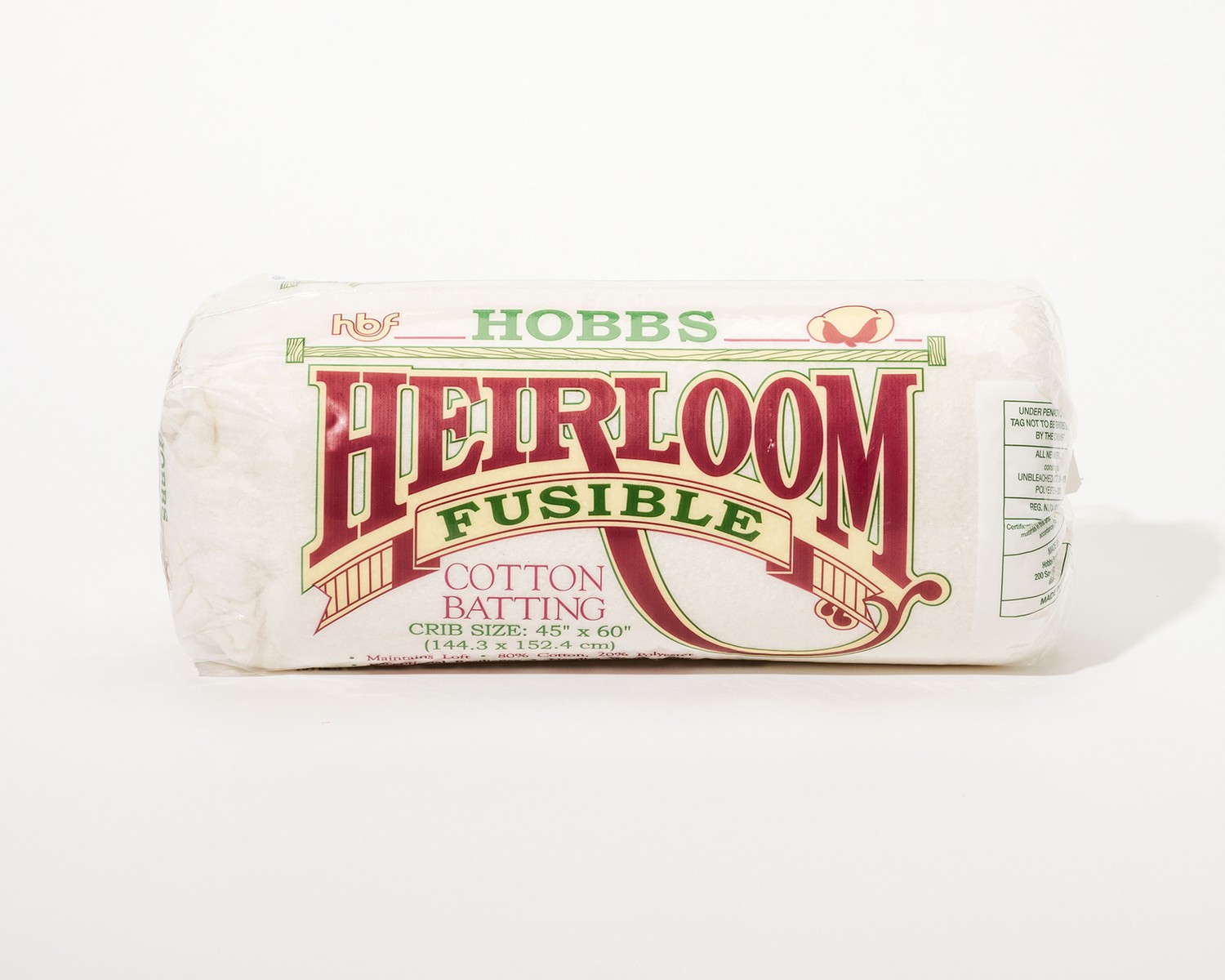 Fusible Batting Strips - Heirloom® Premium 80/20 Fusible Cotton/Poly Blend  Batting Strips Hobbs Quilt Batting