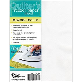 Quilter's Freezer Paper Sheets