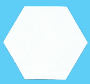Hexagon Paper Pieces