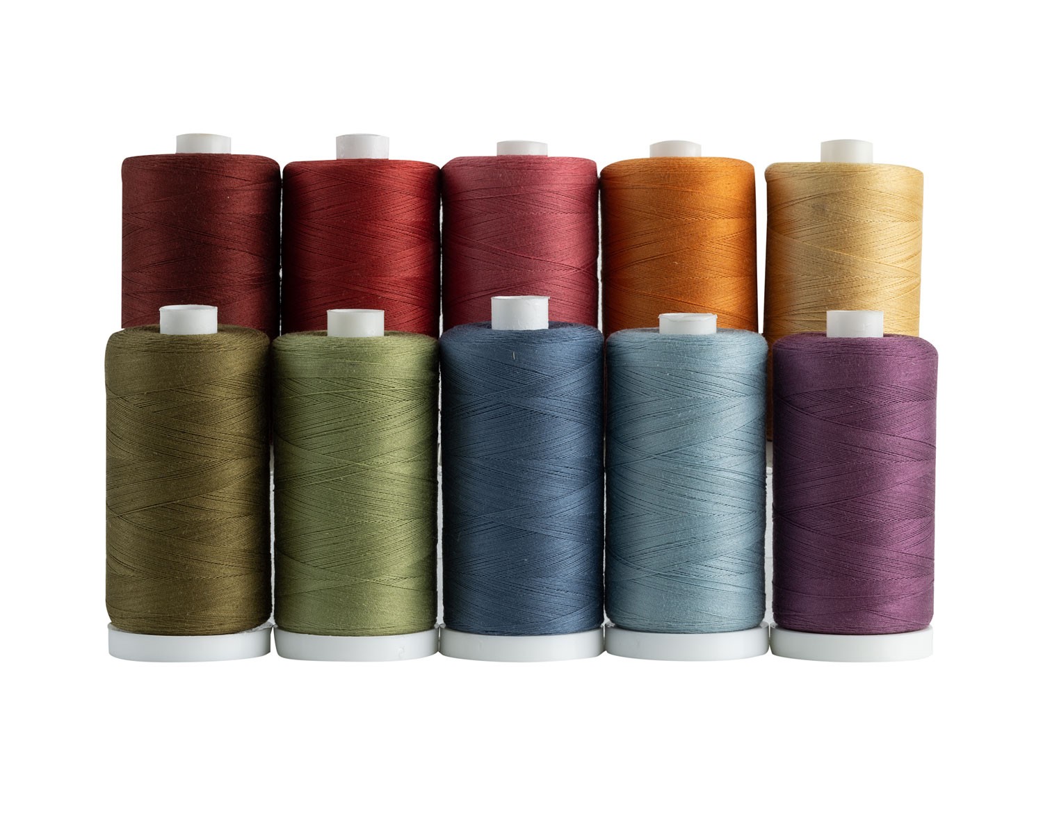 20 Colors of Polyester Embroidery Thread Set - Essential Colors
