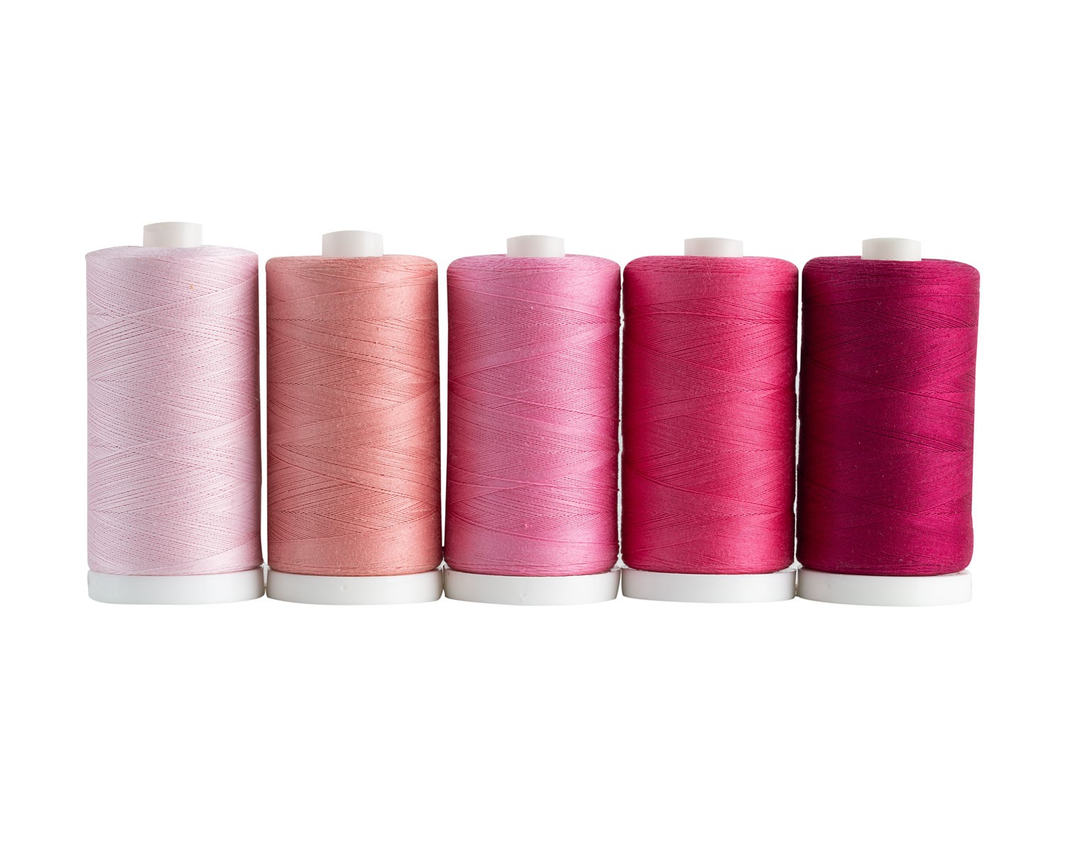 Pink Thread Set of 6 Sulky Solid Cotton Thread Spools - 12wt. – Seed Stitch  Studio