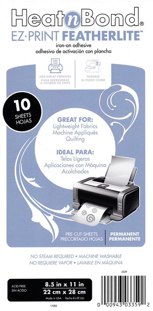 HeatnBond EZ Print Featherlite Sheets