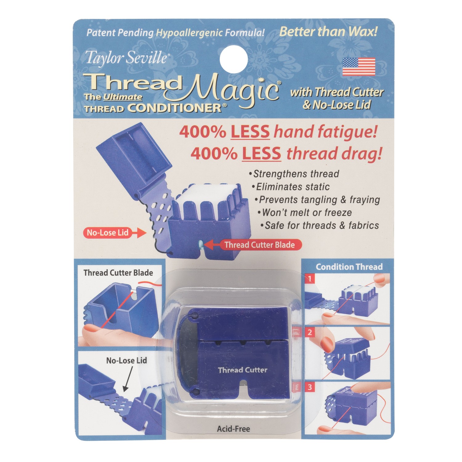 Thread Magic Square with Thread Cutter