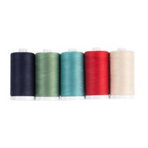  Connecting Threads 100% Cotton Thread Sets - 1200 Yard Spools  (Set of 10 - Bejeweled)