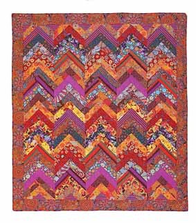 Plums and Ginger - Kaffe Fassett - Quilts in Wales - Pg89-pl
