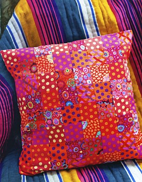 Kaffe Fassett s Brilliant Little Patchwork Cushions and Pillows