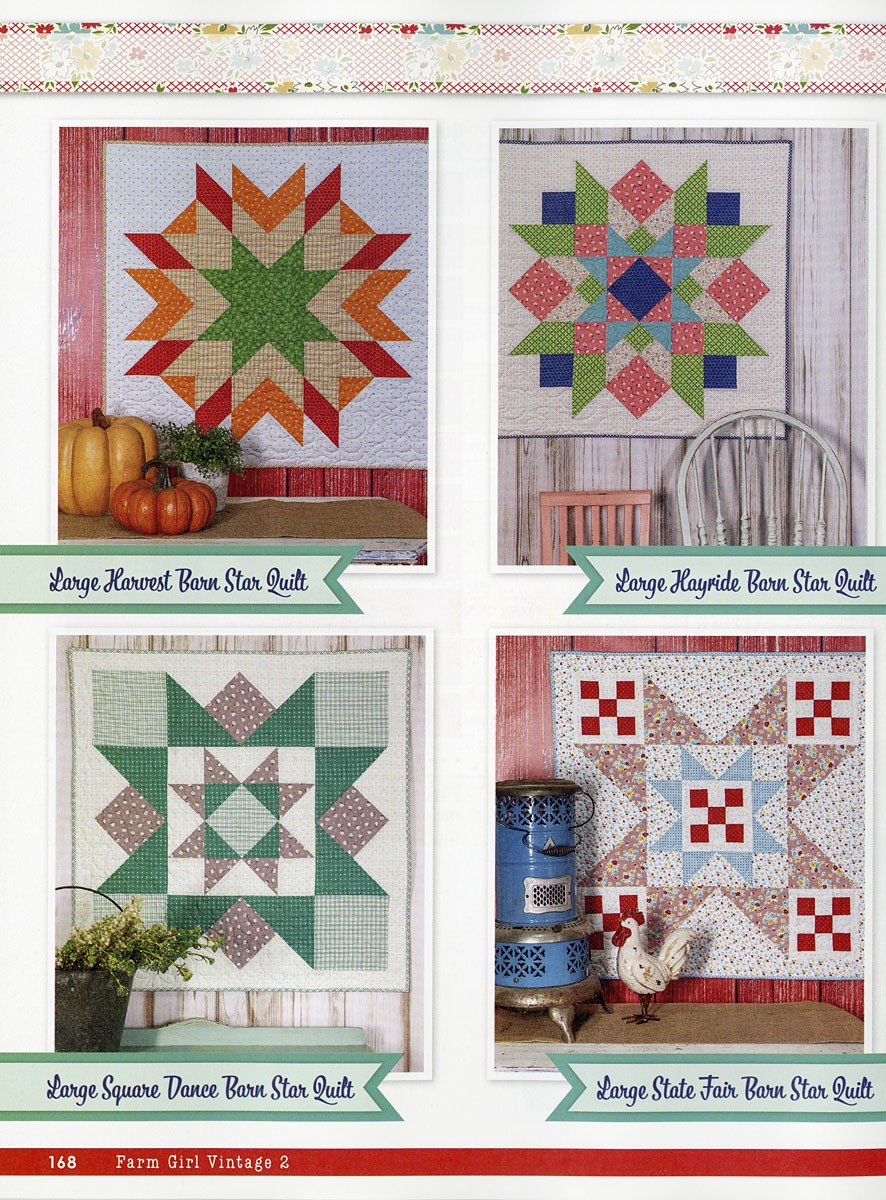 Best Sellers Quilt Pattern Bundle: Farm Girl Vintage 2 Book and Sew by Row  by Lori Holt