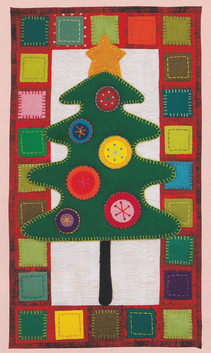 Christmas wool applique - Diary of a Quilter - a quilt blog