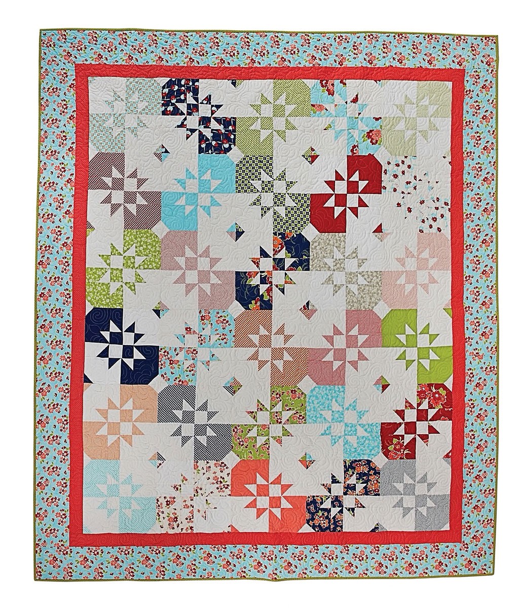 Garden Stars Quilt Pattern by Missouri Star Whimsical | Missouri Star Quilt Co.