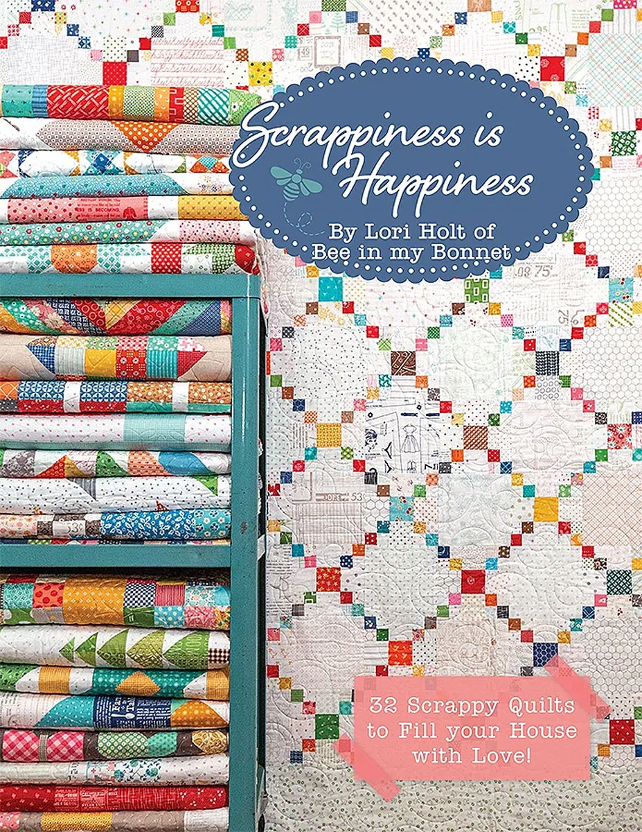 Lori Holt on Instagram: It's week 16 in the Scrappiness is Happiness Quilt  Along!! Grab your book and your scrappy stash… Then come on over to my   channel and sew the