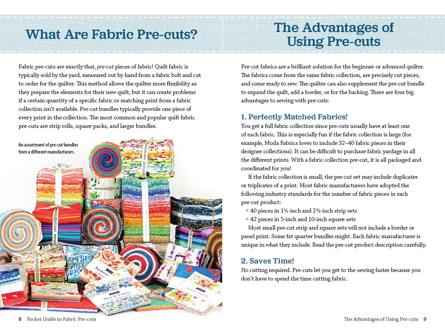 Quilting Knowledge Pre-Cut Fabric Guide - FridayStuff