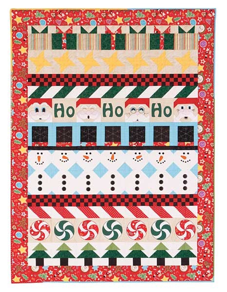 Ho Ho Ho Row Quilt Kit